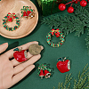 6Pcs 3 Styles Enamel Pins JEWB-SP0001-10-3