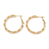 PVD Vacuum Plating 201 Stainless Steel Hoop Earrings EJEW-I309-60C-G-1