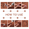 AHADERMAKER DIY Bolo Tie Making Kit DIY-GA0006-12-3