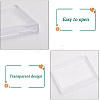 Transparent Acrylic Stamp Storage Boxes CON-WH0092-32-5