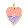 Brass Enamel Pendants LS-KK-Z077-01G-12-1