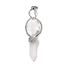 Natural Quartz Crystal Big Pendants G-I322-07P-07-2