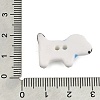 Dog Ceramic Buttons BUTT-I018-01B-01-3