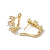 Brass Hoop Earrings EJEW-L271-13KCG-01-2