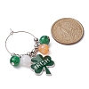 Saint Patrick's Day Alloy Enamel Wine Glass Charms AJEW-JO00197-4