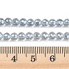 Electroplate Transparent Glass Beads EGLA-B013-02A-PL05-4