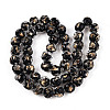 Handmade Gold Foil Glass Beads Strands FOIL-N029-04E-2