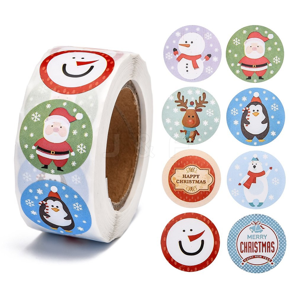 Wholesale Christmas Roll Stickers - Jewelryandfindings.com