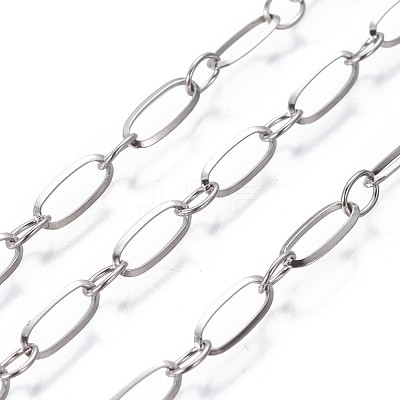 Tarnish Resistant 304 Stainless Steel Figaro Chains CHS-P007-16P-1