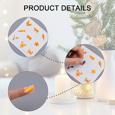 PVC Plastic Self-Adhesive Stickers STIC-WH20002-04A-1