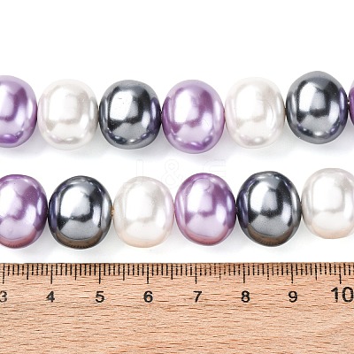Shell Pearl Beads Strands BSHE-L035-E01-1