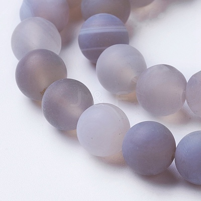 Natural Grade A Striped Agate/Banded Agate Beads Strands G-E478-04-8mm-1