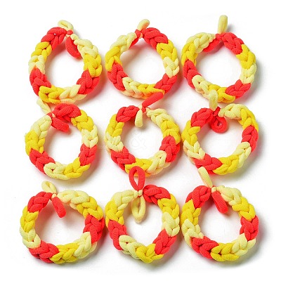 Gradient Nylon Elastic Hair Ties OHAR-D010-05A-1