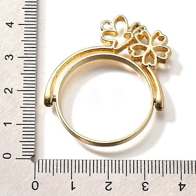Alloy Open Back Bezel Pendants PALLOY-I223-16LG-1