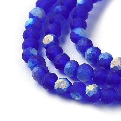 Imitation Jade Glass Beads Strands EGLA-A034-T2mm-MB06-1
