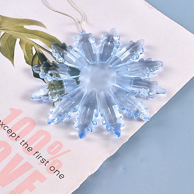 DIY Snowflake Silicone Molds DIY-WH0260-35-1