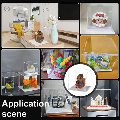 Transparent Acrylic Display Boxes ODIS-WH0329-94C-1