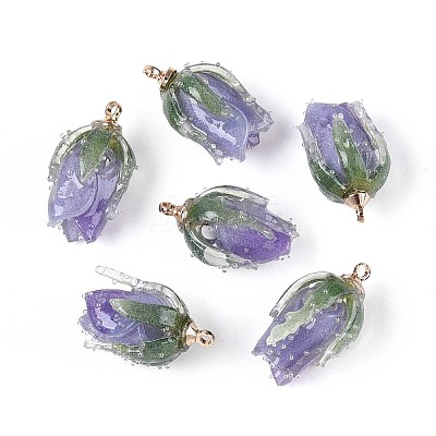 Transparent Acrylic Pendants SACR-T017-53A-1