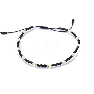 Adjustable Nylon Cord Braided Bead Bracelets BJEW-P256-A01-1
