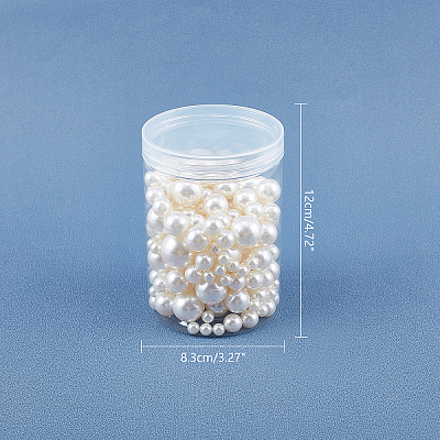 Resin Imitation Pearl Beads RESI-CA0001-07-1
