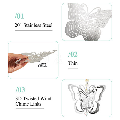 201 Stainless Steel Connector Charms/Links STAS-TA0005-96-1