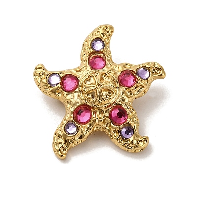 Alloy Rhinestone Brooch JEWB-K027-03G-1