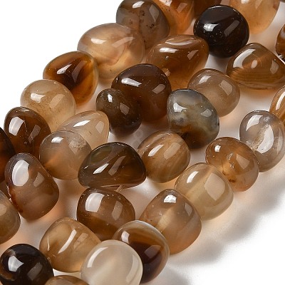 Natural Agate Beads Strands G-H295-B01-13-1