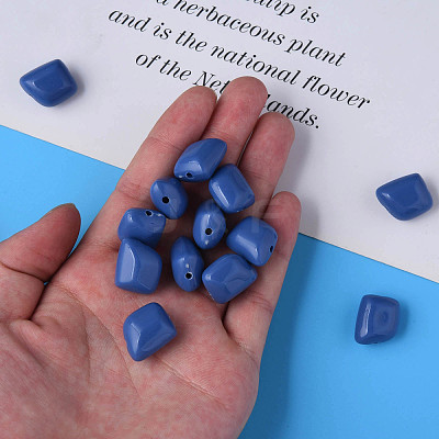 Opaque Acrylic Beads MACR-S373-15A-A16-1