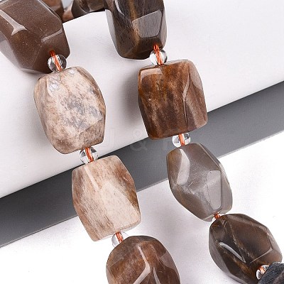 Natural Sunstone Beads Strands G-N362-07A-05-1