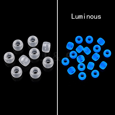 Transparent & Luminous Plastic Beads X-KY-T025-01-H09-1