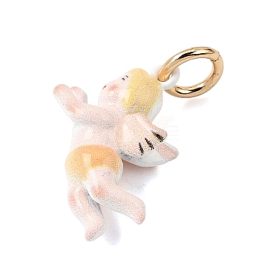 Printed Brass Pendants KK-CBA1A42-04G-02-1