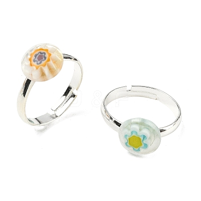 Brass Adjustable Rings RJEW-PH01311-1