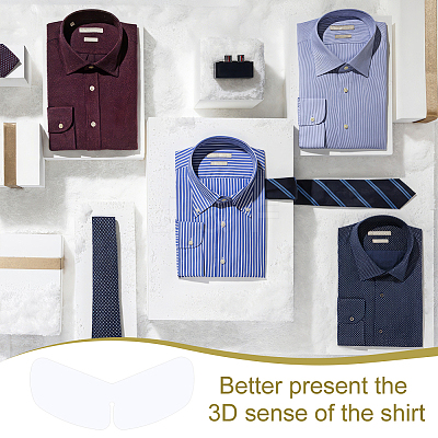 PVC Shirt Collar Shaping Support LS-FIND-WH0159-20B-1