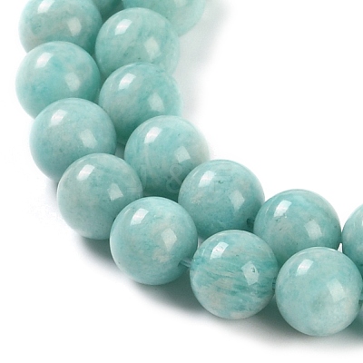 Natural Amazonite Beads Strands G-F602-02-8mm-1