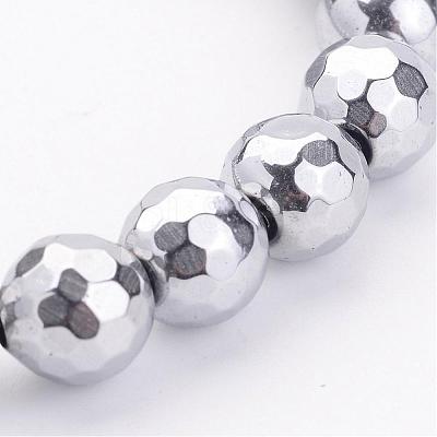 Non-Magnetic Synthetic Hematite Beads Strands G-B354-1-1