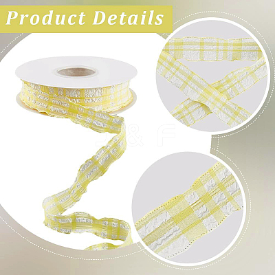 Cloth Plaid Ribbon OCOR-WH20071-001A-1