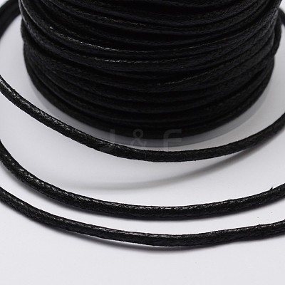 Round Braided Waxed Cotton Cords YC-L002-01-1