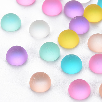 Electroplate Resin Cabochons X-CRES-Q216-002-1