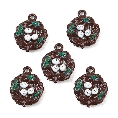 Baking Paint Alloy Pendants FIND-I072-01-1