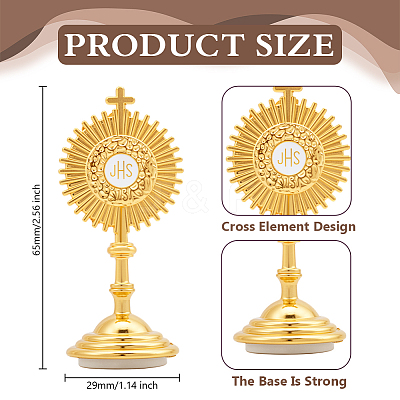8Pcs Alloy JHS Grail Display Decorations AJEW-DR0002-35-1