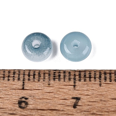 Baking Paint Imitation Jade Glass Beads GL-N006-01A-15-1