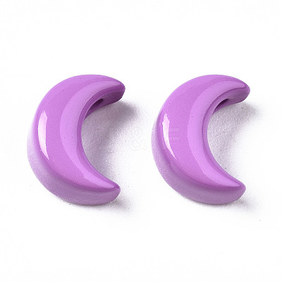 Spray Painted Brass Charms KK-Q252-005F-1