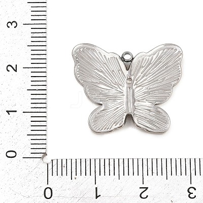 304 Stainless Steel Pendants STAS-E523-01B-P-1
