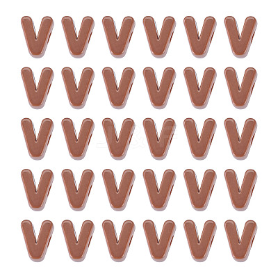 Opaque Acrylic European Beads OACR-TAC0019-006V-1