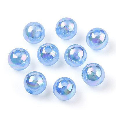 Transparent Acrylic Beads MACR-T046-01E-14-1