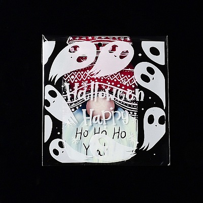 Halloween Theme Plastic Bakeware Bag ABAG-F007-01B-1