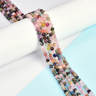 Natural Mixed Stone Faceted Beads Strands G-K311-46C-1