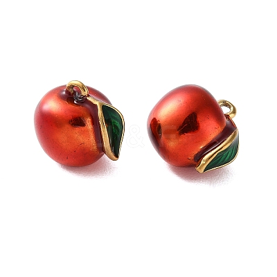 304 Stainless Steel Enamel Charms STAS-B100-06G-12-1