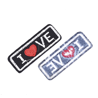Computerized Embroidery Cloth Iron On Patches X-FIND-T030-062-1