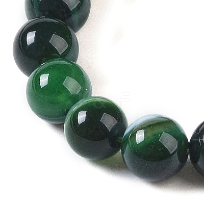 Natural Striped Agate/Banded Agate Beads Strands G-Z060-A01-B27-1